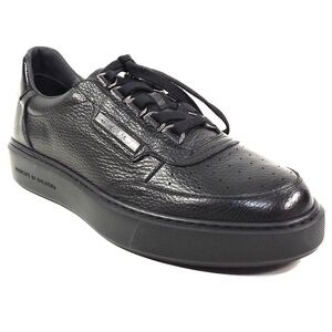 PRINCIPE DI BOLOGNA 🇮🇹 MEN'S BLACK SOFT LEATHER COMFORT SNEAKERS